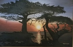 California Sunset - my first and only oil painting