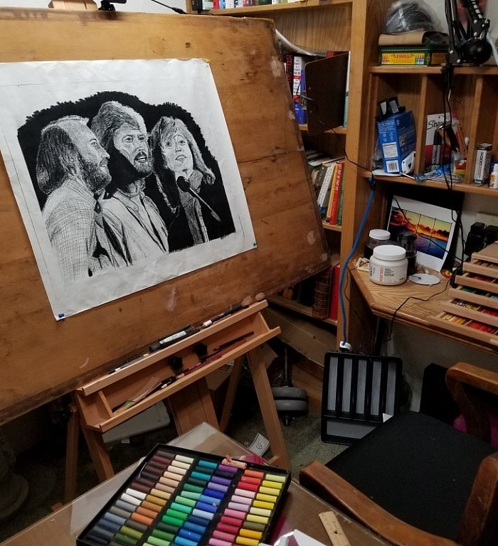 A Peak at My Studio