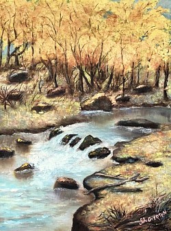 One of Ida Overton's gorgeous little river