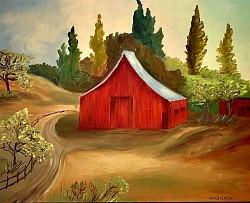 Gotta love this old red barn